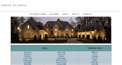 Desktop Screenshot of aboveatlantahomes.com